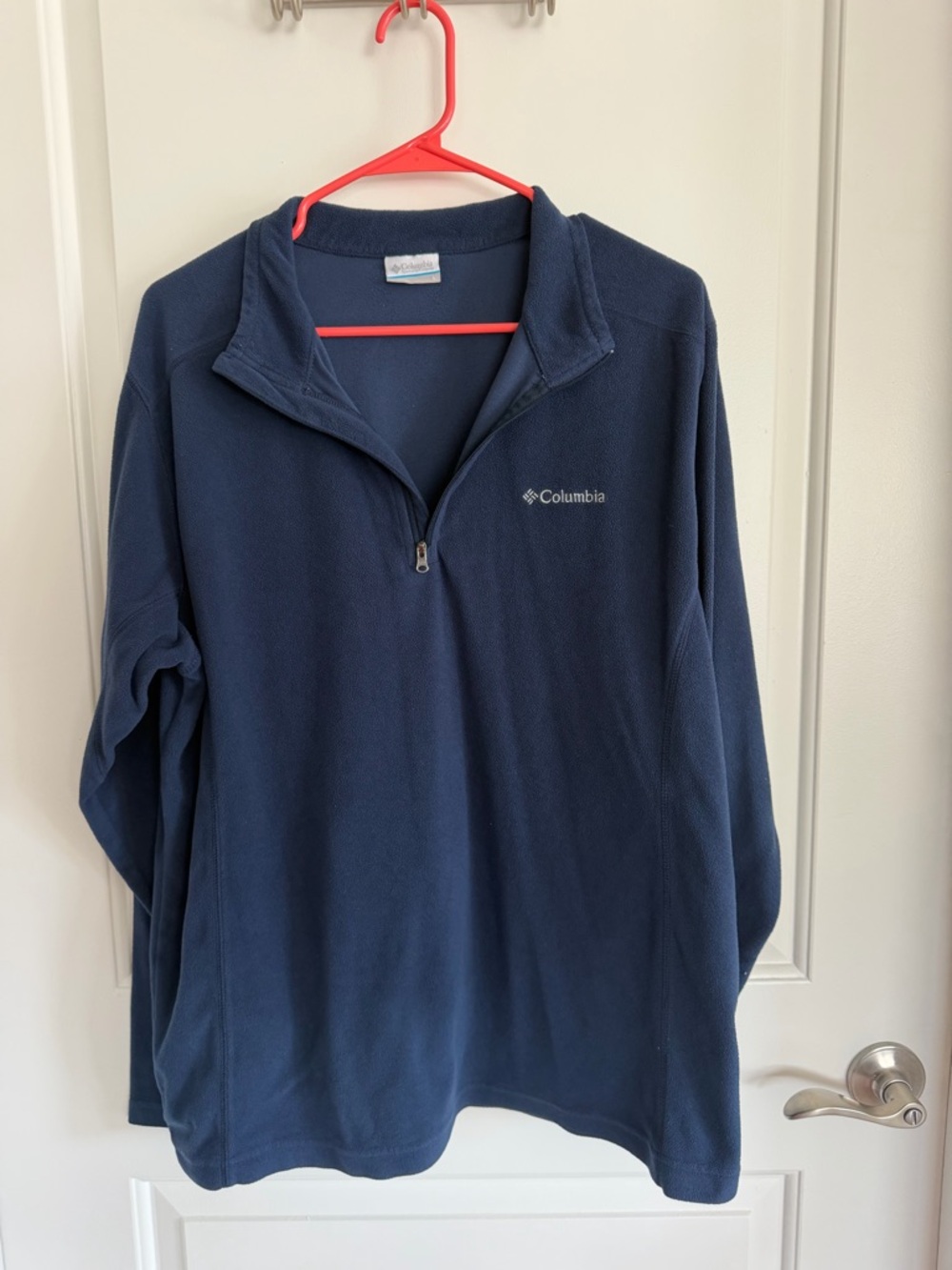 Columbia Navy Quarter-Zip Fleece Pullover